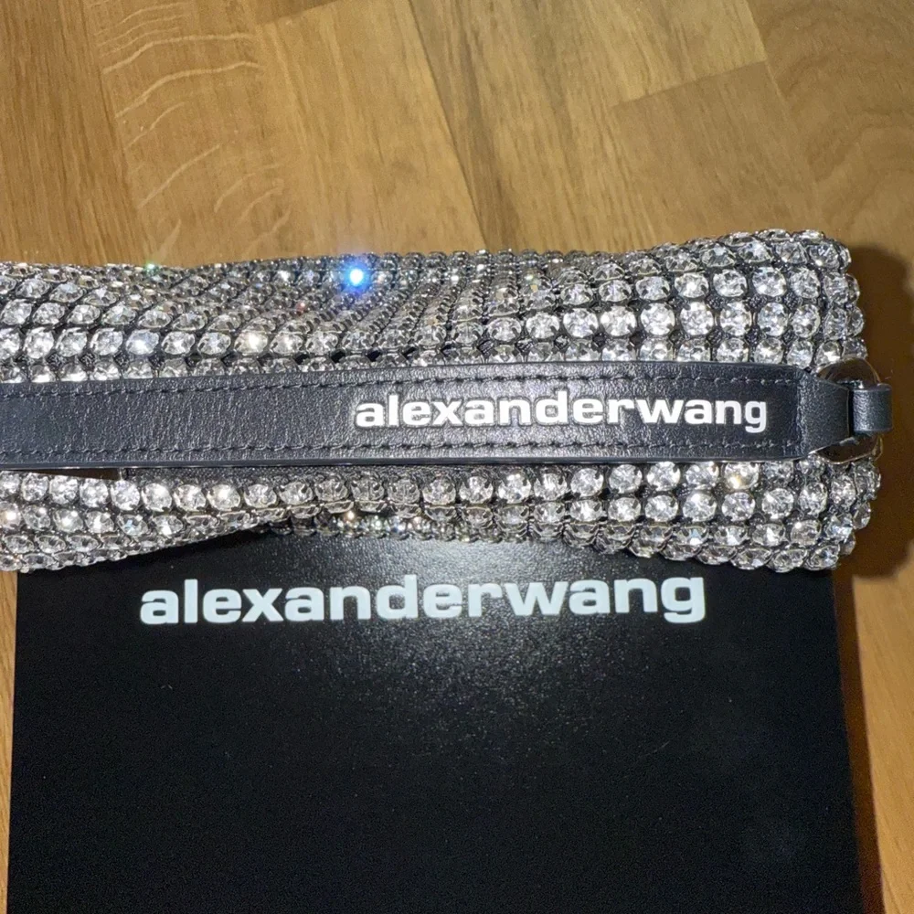 Alexander Wang Black Crystal-Studded Pouch - Picture 2 of 4